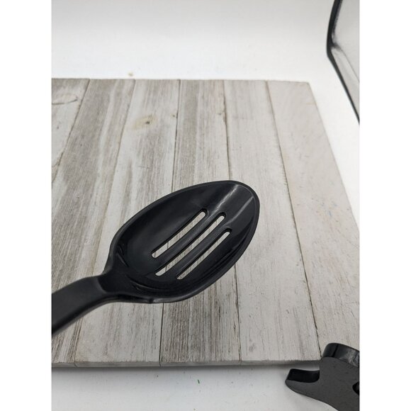 Tailor Made Products Slotted Spoon #1 Black Nylon Plastic 11 1/2" - Picture 9 of 9